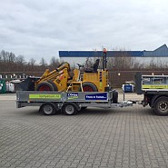 Verhuur aanhangwagen t.b.v. transport knikmops ~