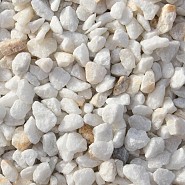Extra White split 9-12 mm. - 0,7 m³ BigBag á 1100 kg. ~