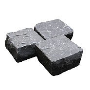 Vietnamees basalt kei 10x20x8-10 cm. ~