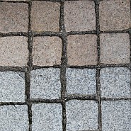 Chinees graniet +/- 15x15x7-9 cm. mixed ~