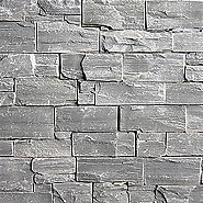 Grey Slate XL steenstrip 60x15x2-3,5 cm. ~