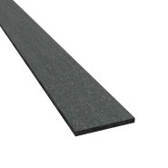 Dual Straight Privacy Lamel Graphite Black 47x3 mm (BxD) L=173 cm. ~
