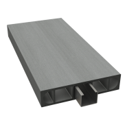 Dual Straight omheining plank Stone Grey 180x12x2,7 cm VE prijs ~