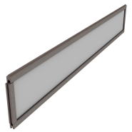 Dual Straight Kit Deco PMMA Opaque 200x30x0,6 cm Wenge Brown ~