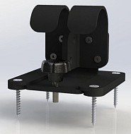 Vloerbevestiging Vento/Vita t.b.v. houders ~