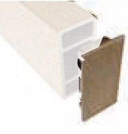 WEO Brise soleil Cedar eindkap 42x145 mm. doosje á 6 st. ~