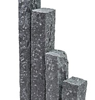 Donker grijs graniet G654 palissade bekapt 50x12x12 cm. ~