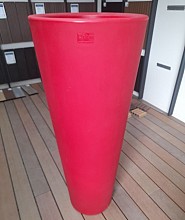 Otium Olla 135 Red Flowerpot (op=op)