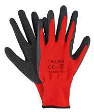 Handschoen PR werkhandschoen rood/zwart ~ AKTIE OP=OP ~