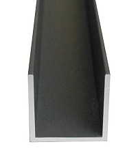 Verasol aluminium U-sponning L=3000 kleur n.t.b. ~