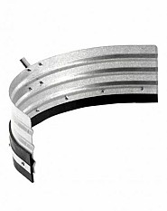 Stalschuiver gebogen zwaar 75 cm ~