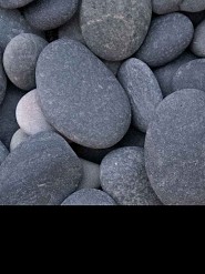 Beach Pebbles zwart (Castle Black) 30-60 mm - 0,7 m³ BigBag á 1100 kg. ~