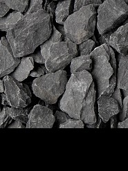 Canadian Slate zwart 60-180 mm. - 0,7 m³ BigBag á 1000 kg. ~