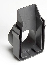 ACO Slimline eindplaat met zijuitloop ø50 mm. ~