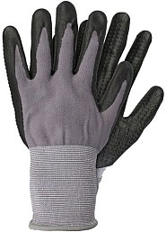 Werkhandschoenen nitrile zwart maat XL ~