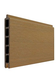 WPC Premium fence board Teak 21x160mm (wb 150mm) L-178cm ~