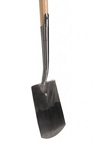 Spade blank geslepen met hals en lip ~