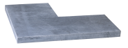 Hoek Vijv Blue Stone Linea 50-25x50x3 cm ~