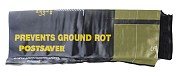 Postsaver vaste maat, 10 stuks. T.b.v. vierkante palen 9x9 cm of rond 12 cm. ~