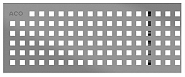 ACO Euroline RVS Perforooster Quadrato 100 cm. ~