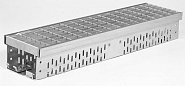 ACO Highline verzinkt gootelement 100 cm. incl. 2 koppelstukken ~
