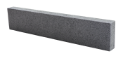 Donker grijs graniet G654 opsluitband gevlamd 100x20x8 cm. ~
