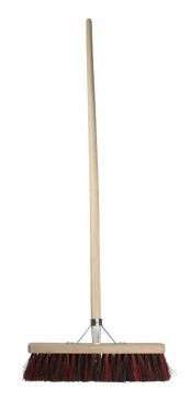 Talen Tools – Straatbezem – Arenga/Kunststof – 40 cm – Ergonomisch – Essenhouten steel ~