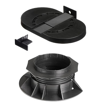 Verstelbare Tegeldrager 50-74 Mm Randzone (incl. kruisstuk) (497016)~