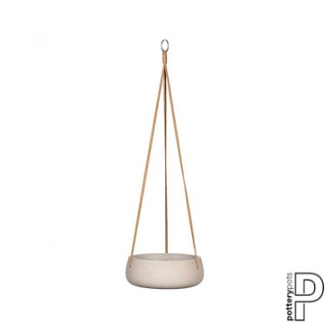 Pottery Pots plantenbak Eileen M (hanging) Grey Washed ø29x11 cm ~