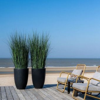 Pottery Pots kunstgras Grass in pot L Green ~