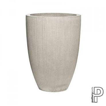 Pottery Pots plantenbak Ben L Ridged Cement hoogte: 55 diameter: 40~