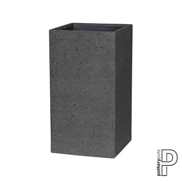 Pottery Pots plantenbak Bouvy L, Laterite Grey hoogte: 81 lengte: 43,5 breedte: 43,5~