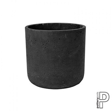 Pottery Pots plantenbak Charlie L Black Washed hoogte: 24 diameter: 25~