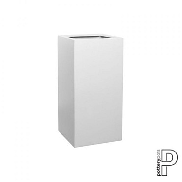 Pottery Pots plantenbak Bouvy L Matte White (lxbxh) 40x40x80 cm. ~