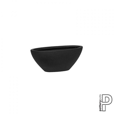 Pottery Pots plantenbak Dorant XS Black hoogte: 13 diameter: 32x135~
