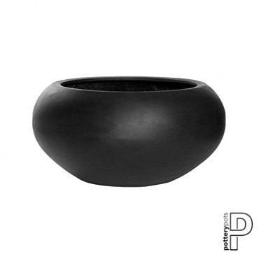 Pottery Pots plantenbak Cora M Black hoogte: 365 diameter: 72~