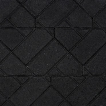 Bisschopsmuts antraciet 29,5x21/10,5x8 cm. ~