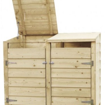 Containerkast dubbel, 128,7x152x91 cm. ~