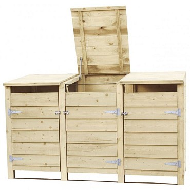 Containerkast tripel, 128,7x224,5x91 cm. ~