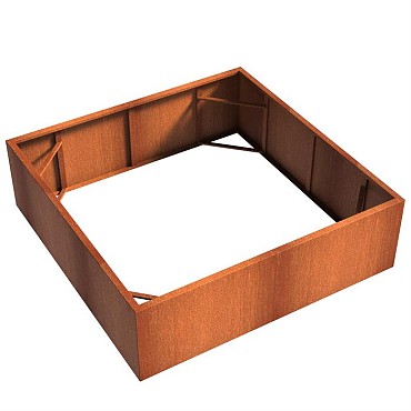 CorTen plantenbak zonder bodem