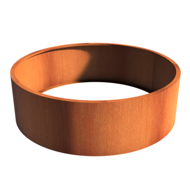 Ronde CorTen plantenbak zonder bodem