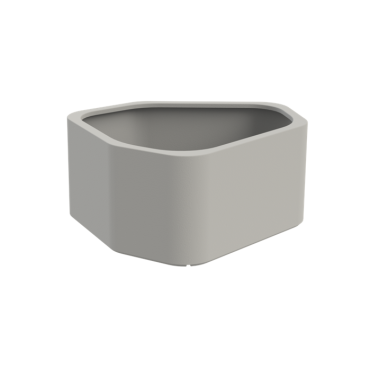 Dynamisch gevormde mat Polyester plantenbak