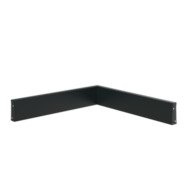 Keerwand binnenhoek - Aluminium