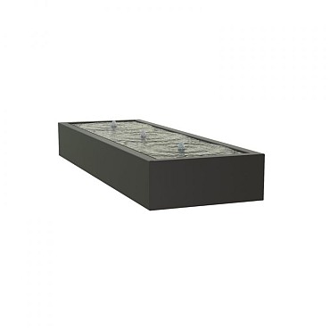 Aluminium watertafel (LxBxH) 300x100x40 cm. (3 mm.) ~
