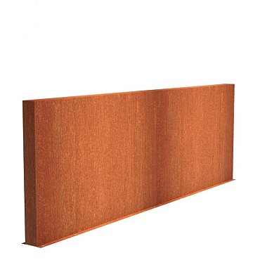 CorTen wand (BxDxH) 400x15x135 cm. (2 mm.) ~