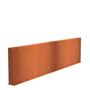 CorTen wand (BxDxH) 400x15x100 cm. (2 mm.) ~