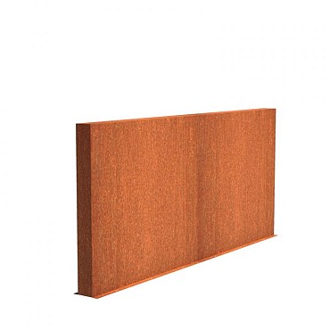 CorTen wand (BxDxH) 300x15x135 cm. (2 mm.) ~