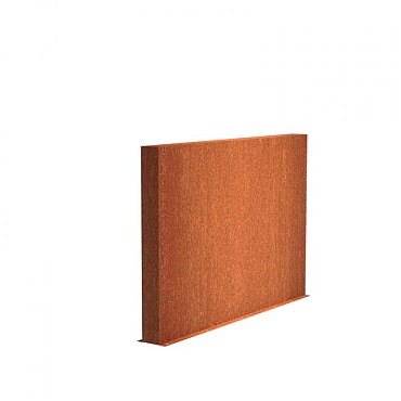 CorTen wand (BxDxH) 200x15x135 cm. (2 mm.) ~