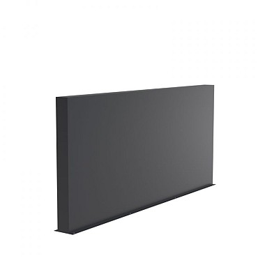 Aluminium wand (BxDxH) 300x15x135 cm. (3 mm.) ~