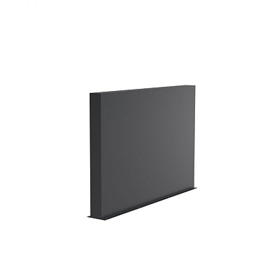 Aluminium wand (BxDxH) 200x15x135 cm. (3 mm.) ~